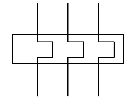Symbol for motorvern plassert i hovedstrømmen.