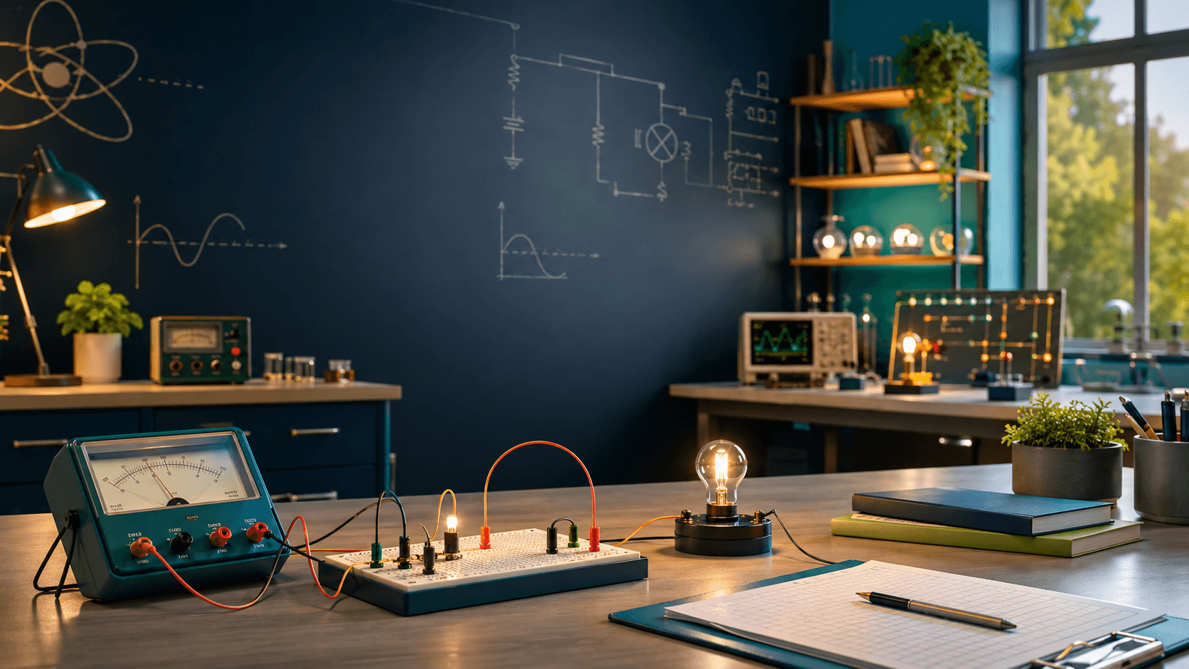 Elektroteknikk med måleinstrumenter og kretser
